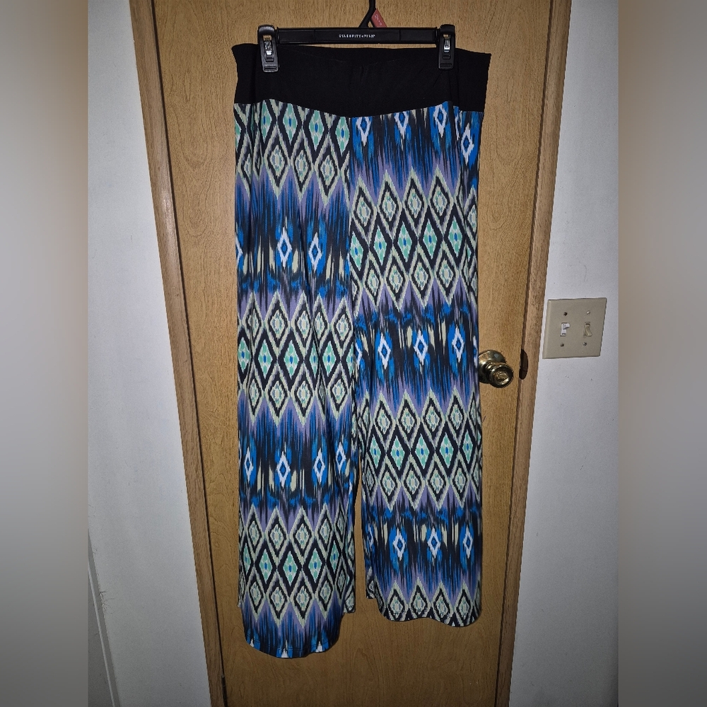 Geometric Flowy Pants